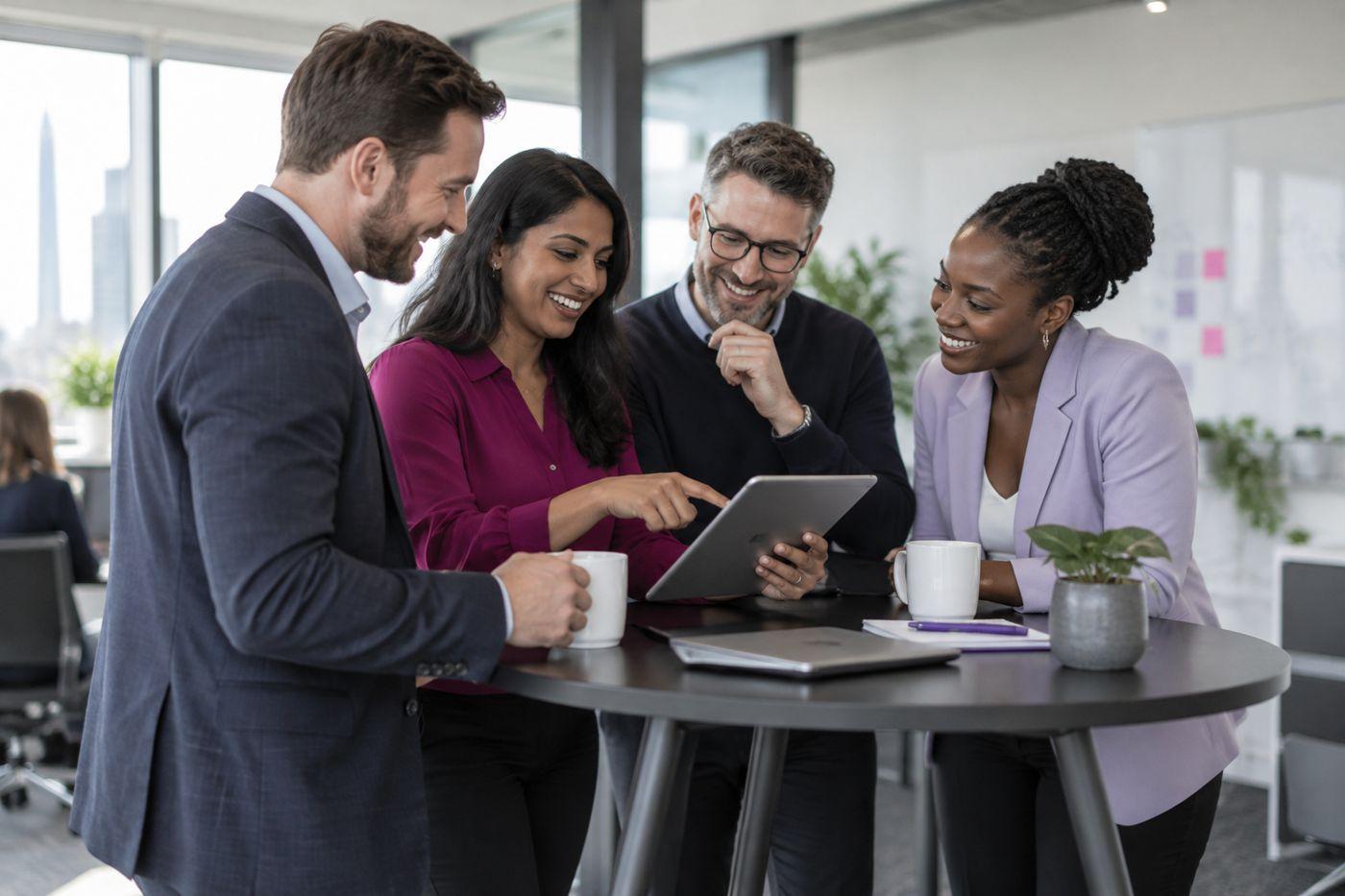 B2B sales team